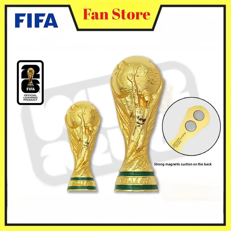 Danoz CollectSmart 🏆 | FIFA Official Licensed 2026 World Cup Trophy Fridge Magnet | USA Canada Mexico | 45mm & 70mm | Fan Gift | Free Postage!