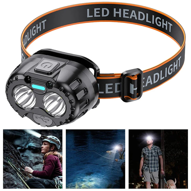 Brighten your outdoor adventures with Danoz LED Headlamp - Buy 1 Get 1 Free!