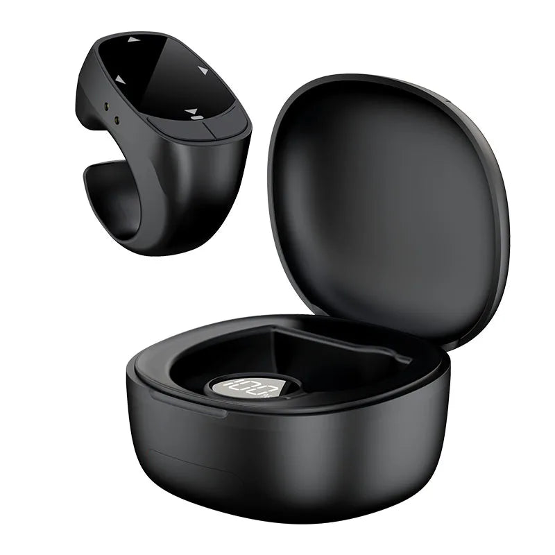 💍 Danoz TechSmart | Ola Esporte Fingertip Remote Scrolling Ring | Bluetooth 5.3 | TikTok & Reels Scroll | Selfie | eBook | Volume | 12-Hr Battery | Black, White & Pink