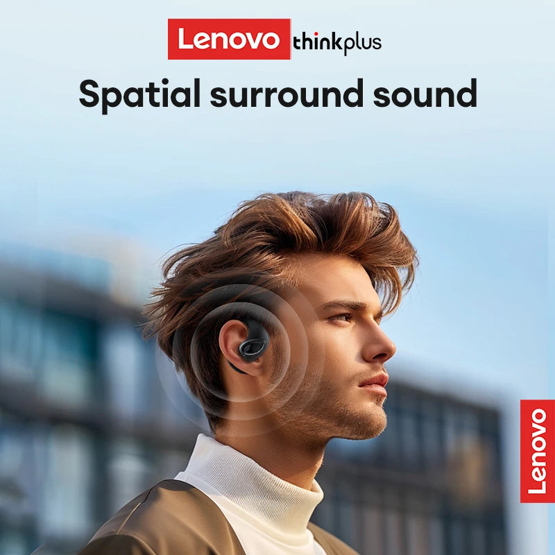 Danoz Smart - Lenovo X15 PRO II Original Wireless Headphones Ear Hook Bluetooth Earphones Stereo Music Sport Call Game Noise Reduction Earbuds