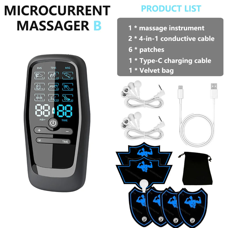 Danoz HealthSmart - Physiotherapy Tens Muscle Stimulator Electric Ems Acupuncture Body Massage Digital Therapy Machine Electro Stimulator