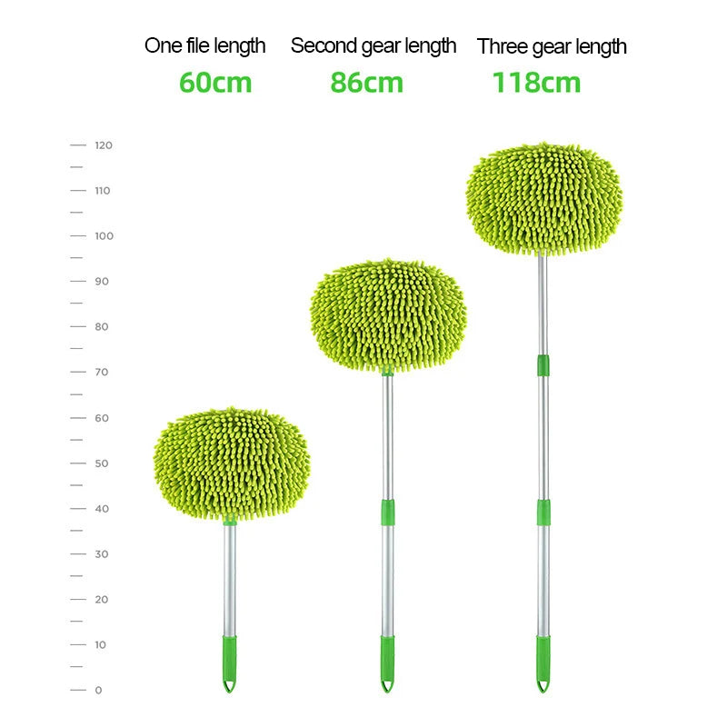 Danoz CarSmart - Car Cleaning Mop/Brush Detailing Adjustable Super absorbent Car Wash Brush Telescopic Long Handle Cleaning Mop! Super Seller!