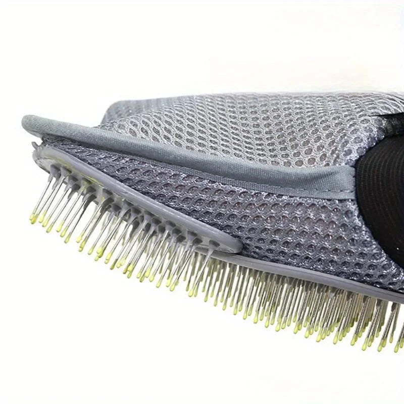 Danoz PetSmart - Pet Mitt - Gentle De shedding Pet Grooming Glove - Efficient Dog & Cat Hair Removal Brush with Massage Tips - Buy 1 Get 1 Free!