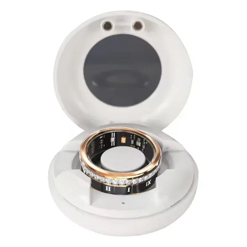 Danoz SmartRing - Diamond Smart Ring for Men Women Heart Rate Blood Oxygen Sleep monitoring IP68 Waterproof Sport Modes Ring For Android IOS