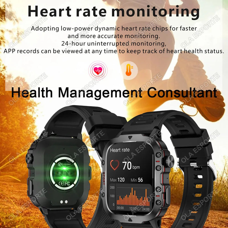 ⌚ Danoz TechSmart | Ola Esporte Outdoor Smart Watch | 1.81" HD | GPS + Bluetooth Call | ECG Heart Rate SpO2 | 3ATM Waterproof | 50-Day Standby ✨