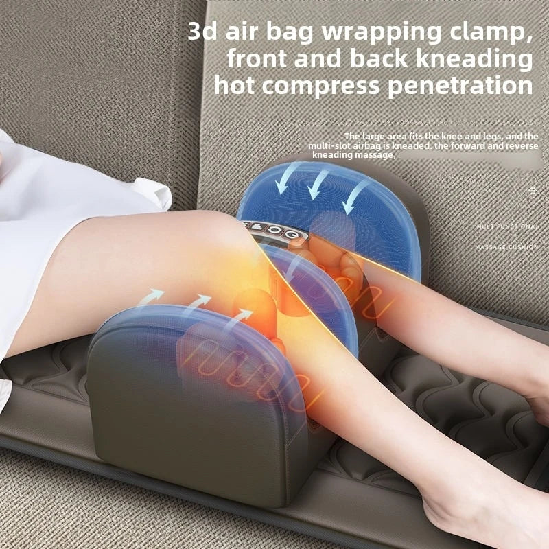 Relax head to toe with Danoz TotalBody massage mattress! This multifunctional marvel targets your shoulder, neck, waist