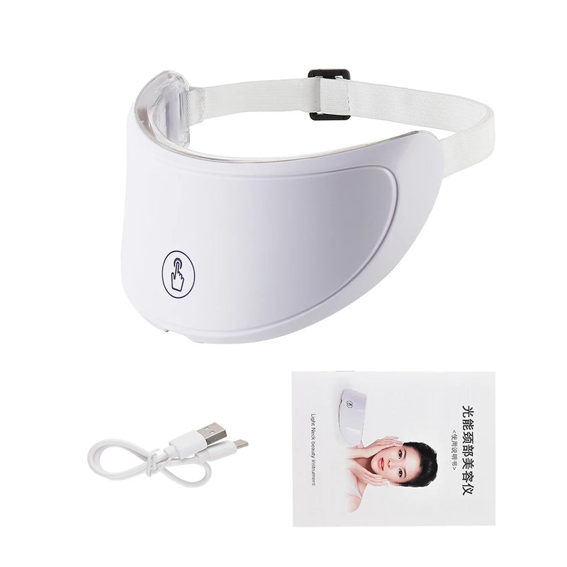 ✨ Danoz BeautySmart | Foreverlily LED Facial & Neck Mask | 7-Colour Photon Therapy | Skin Rejuvenation | Anti-Wrinkle | Whitening & Tightening | Neck Only or Face & Neck