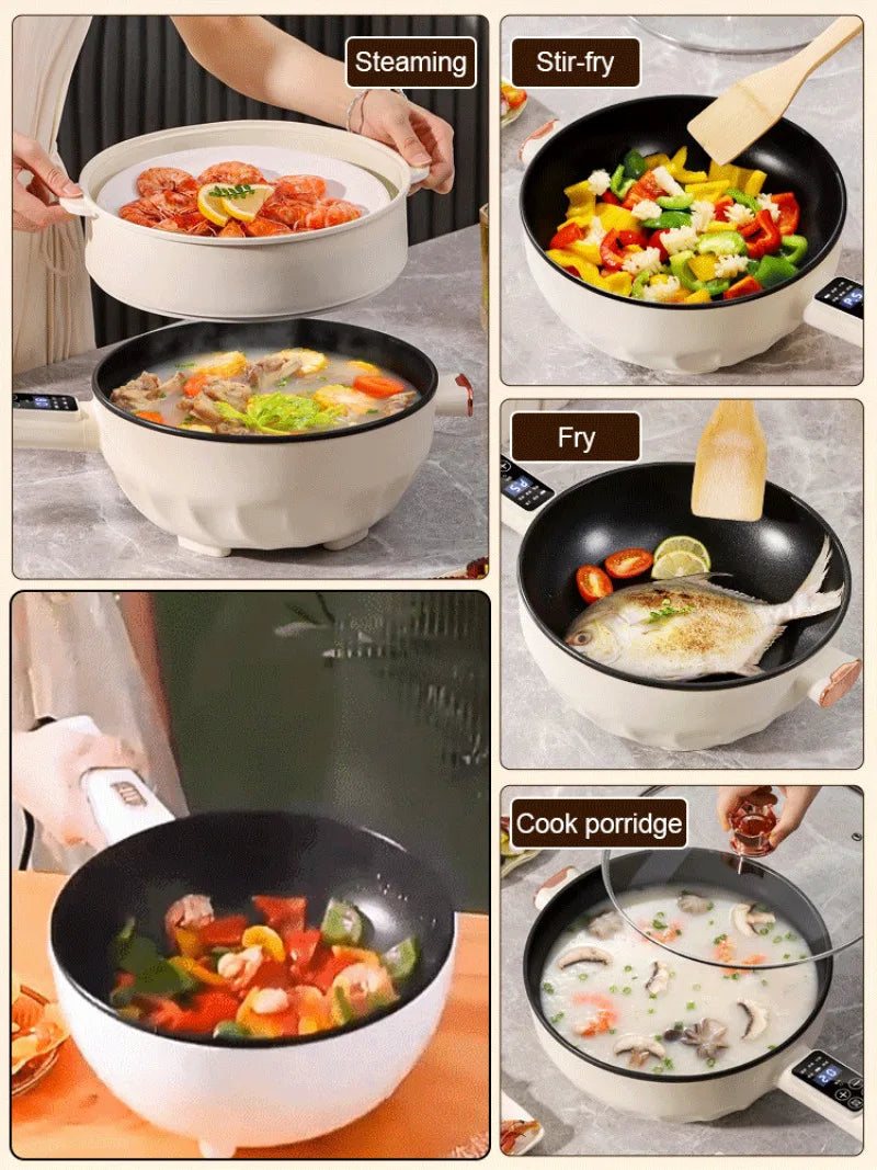 Danoz Smart Multifunctional Cooker represents a refined approach to versatile kitchen preparation.