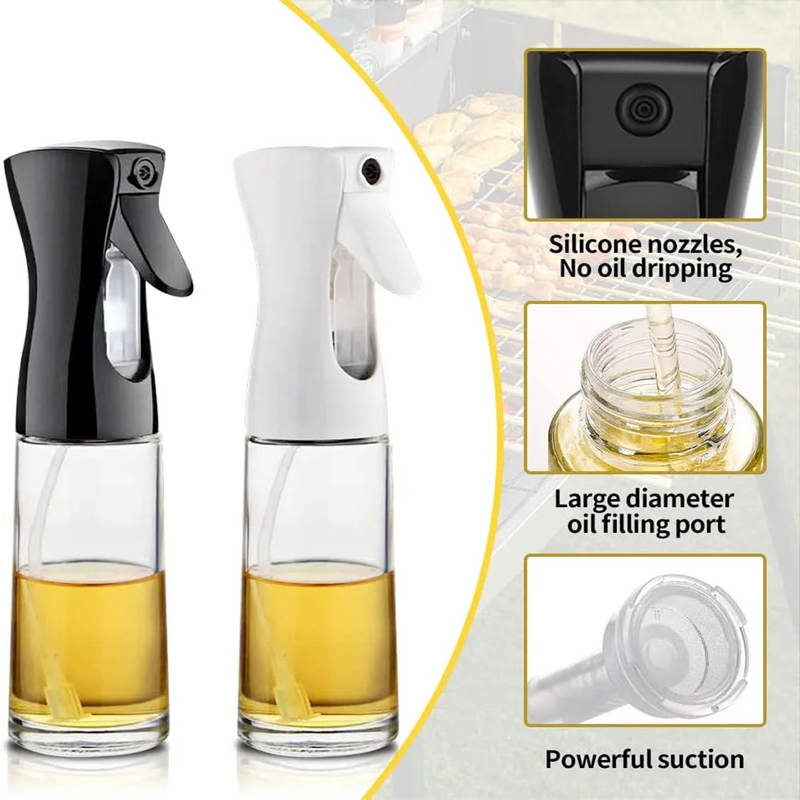 Elevate your cooking with Danoz Oil Sprayer, Mister designed for effortless and even oil distribution - Buy 1 Get 1 Free!