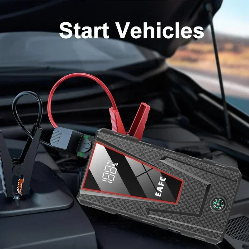 Never be stranded again! Danoz Mighty Car Jump Starter is your automotive guardian angel, packed with serious power in a compact package.