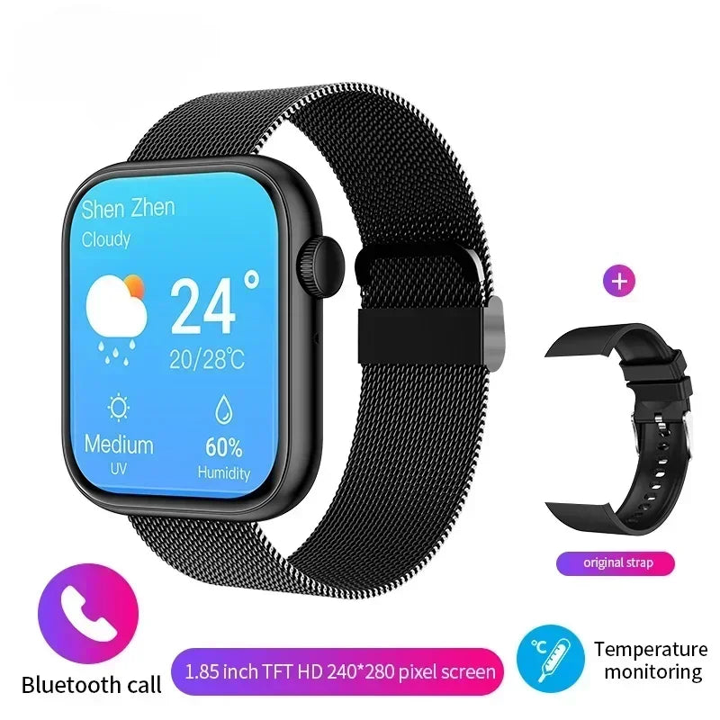 Danoz - Xiaomi Smart Watch 2024 Wireless Charging Smartwatch Bluetooth Calls Men Women Smartwatches Fitness Bracelet