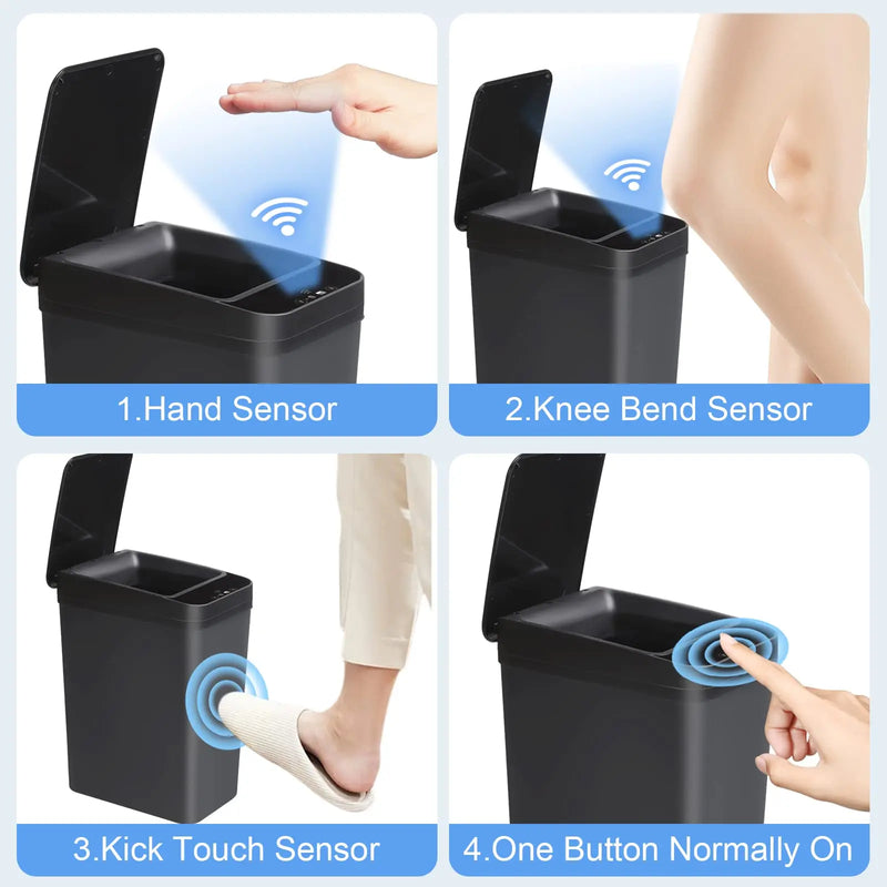 Say goodbye to messy Rubbish Bins 🗑️ with Danoz Appliances - the touchless, motion sensor-activated Rubbish Bin - Just Wave