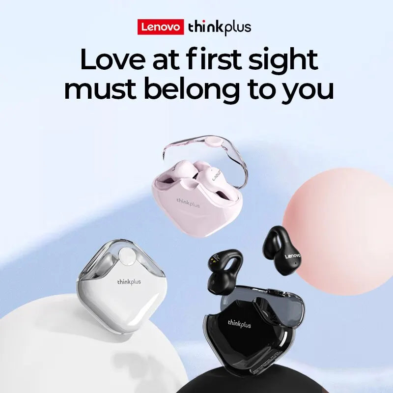 Experience superior sound quality and convenience with Danoz Direct - Lenovo XT61 Wireless Headphones. The innovative 3D ear clip