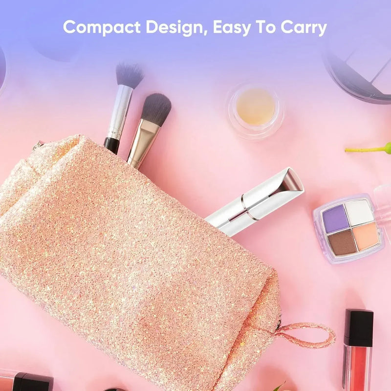 Danoz Beauty - Women's Hair Remover, Waterproof Shaver with LED Light, Suitable for Face, Bikini Area, Lips, Chin, and Upper Lip Fine Hair. USB