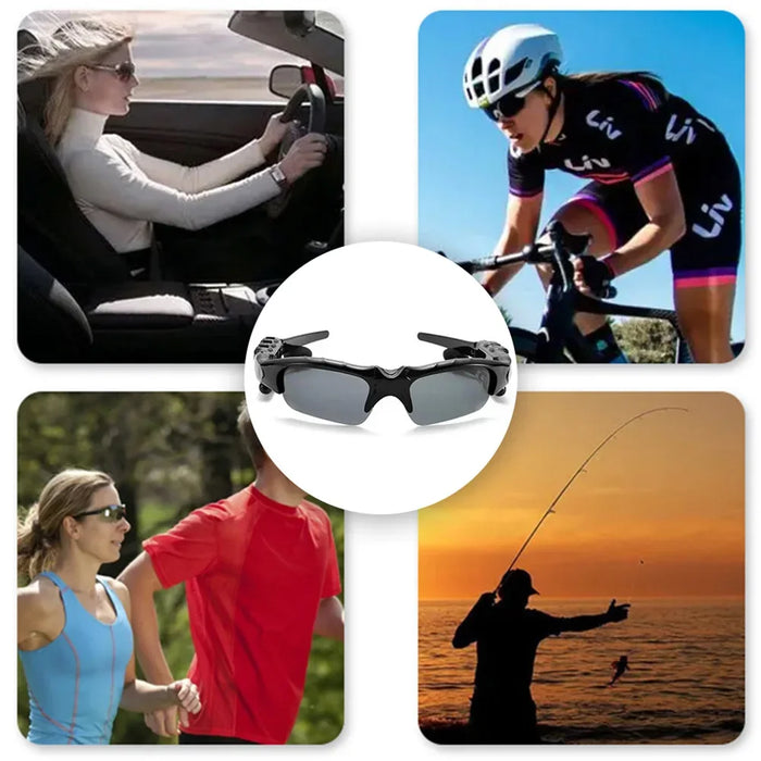 Danoz Trending 📈 - Smart Bluetooth Audio Glasses Outdoor Sports Cycling Surround Sound Headphones Listen To Music Call Polarized Sunglasses