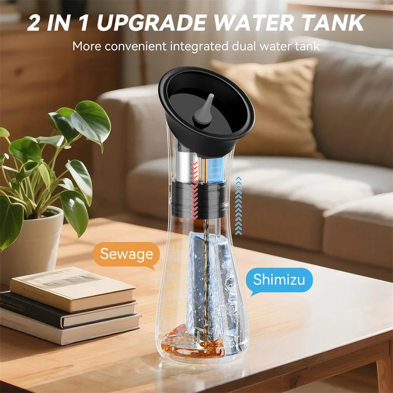 👂 Danoz EarSmart | SUNUO Electric Ear Wax Removal Kit | Dual Water Tank | 3 Pressure Modes | LED Display | Type-C Rechargeable