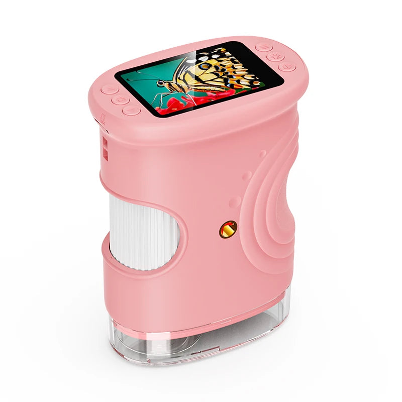 Danoz Hobbies KidsSmart | 1000X Handheld Digital Microscope for Kids 🔬 | 2" HD Screen | Rechargeable | Photo & Video | STEM Gift for Boys & Girls
