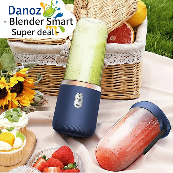 Danoz KitchenSmart - 400ml Portable USB Blender Electric Travel Juicer Cup For Smoothie Milkshake Kitchen Mini Mixer Tool