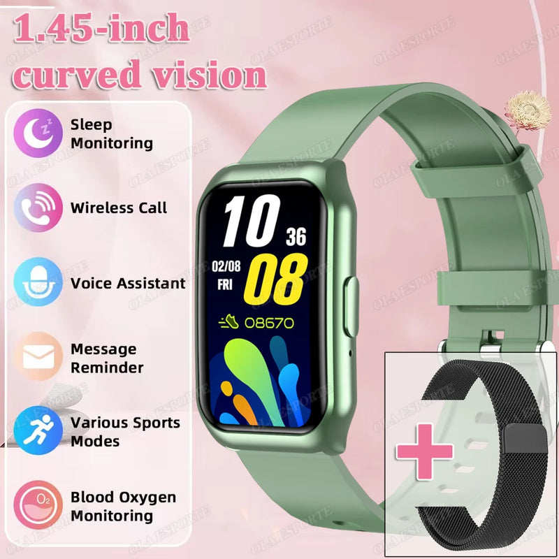 ⌚ Danoz TechSmart | Ola Esporte HT30 Smart Watch | 1.45" HD Display | Bluetooth 5.1 Calls | Heart Rate, SpO2 & Sleep | 11 Colours | 18mm Band | iOS & Android