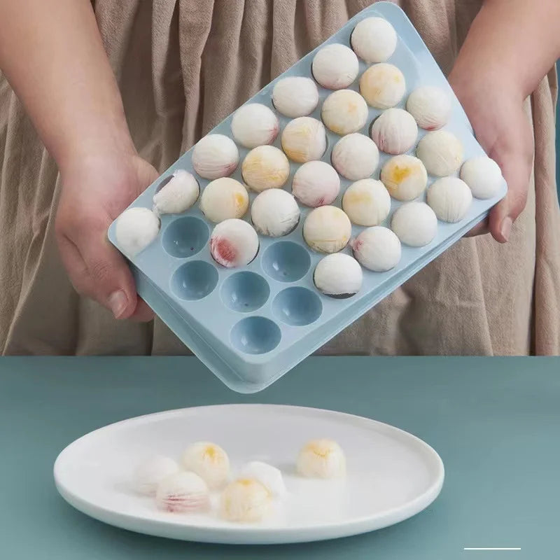 🧊 Danoz KitchenSmart | 2-Pack Round Ice Ball Molds | 33 Balls Each | BPA-Free | Whiskey & Cocktail Ice | Twist-Release | Lid Included ✨