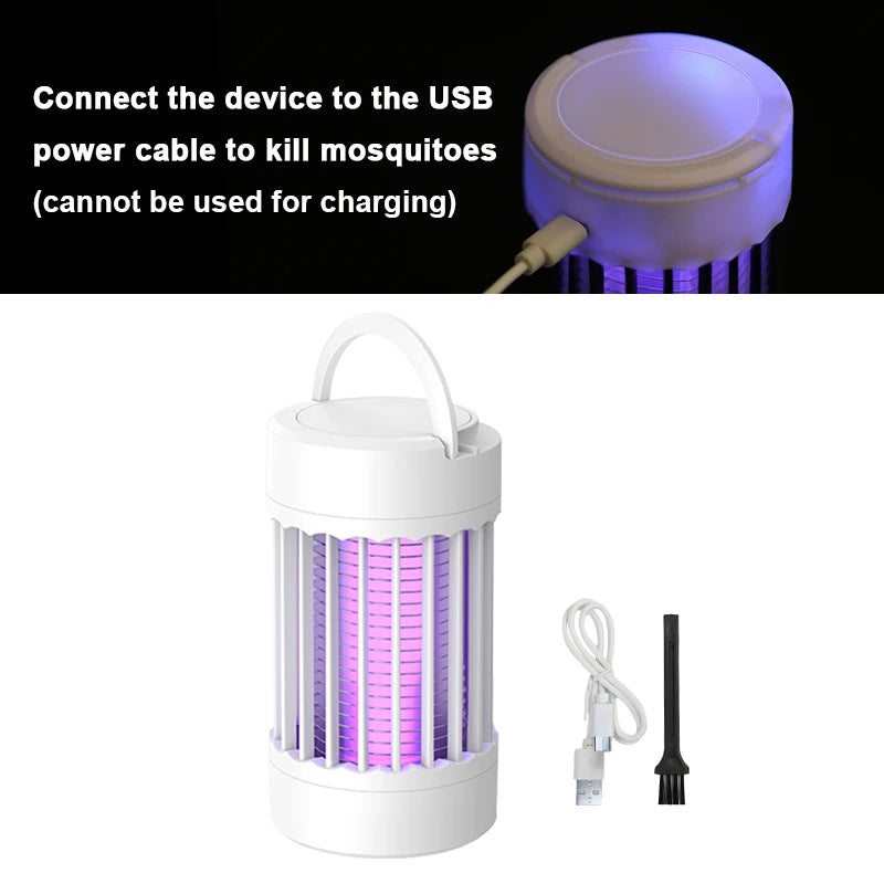 Say goodbye to pesky bugs with Danoz USB Electric Shock Mosquito Killer Lamp! This clever device uses UV light to attract and zap mosquitoes, moths, wasps and more. Buy 1 Get 1 Free!