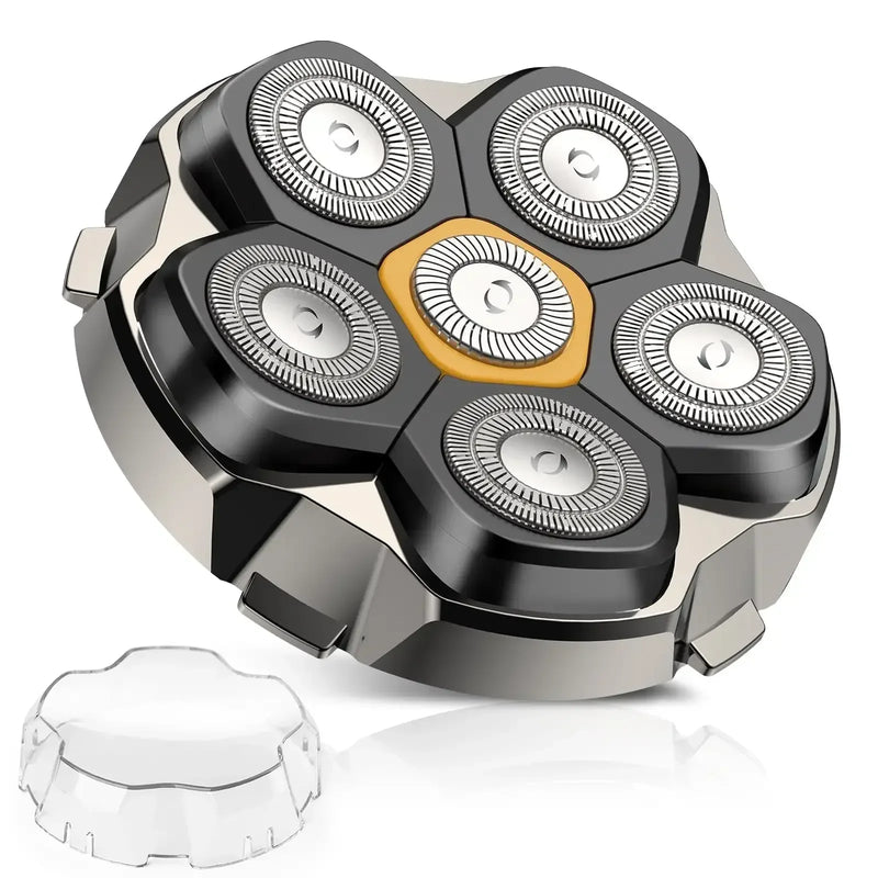 🪒 Danoz ShaveSmart | Sweker 6D Head Shaver for Bald Men | IPX7 Wet & Dry | 150-Min Battery | Magnetic Head | LED Display | Type-C