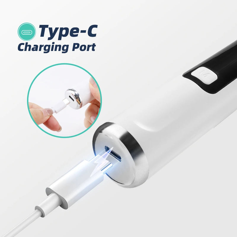 🦷 Danoz DentalSmart | Ultrasonic Plaque & Tartar Remover | 5 Cleaning Modes | 9 Intensity Levels | Smart Gum Protection | USB Rechargeable Dental Scaler