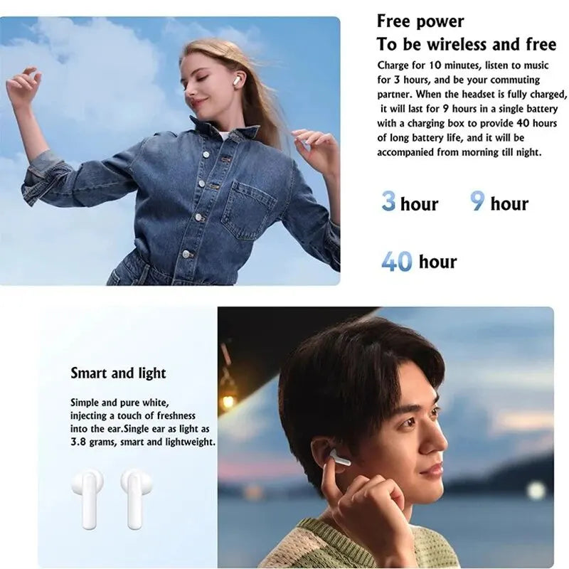 Experience unparalleled sound quality with Danoz Direct Huawei FreeBuds SE 2 Earphones. With Bluetooth 5.3 technology