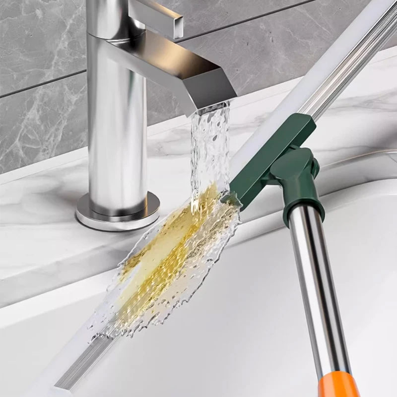 🧹 Danoz CleanSmart | GQHOME Silicone Scraper Broom & Magic Squeegee | Floor, Bathroom & Glass Wiper | Scalable Handle | 35.5cm & 48.5cm | Free Gift! ✨