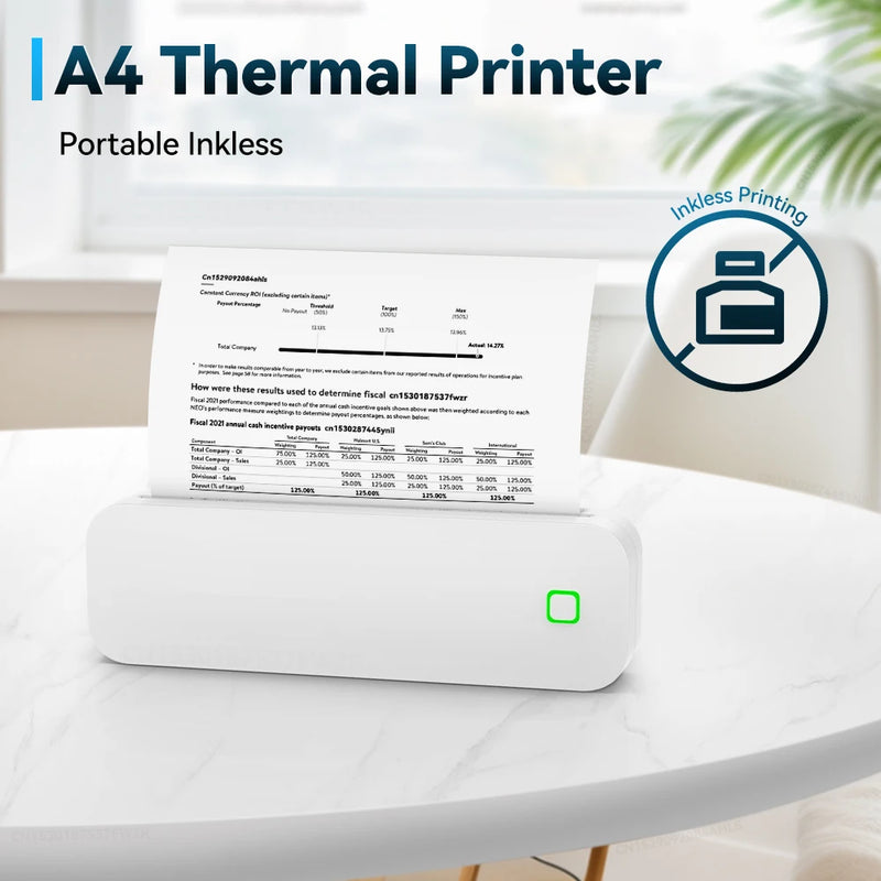Danoz Smart A4 Thermal Printer represents a paradigm shift in portable printing technology. This INKLESS thermal device eliminates the complexities of traditional printing