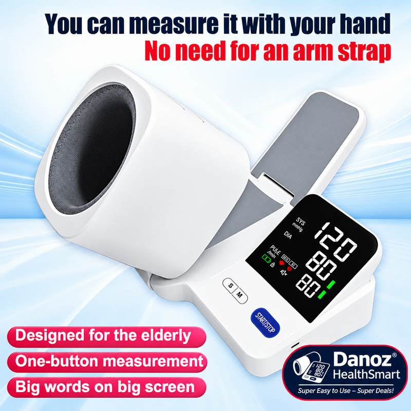 ❤️ Danoz HealthSmart | Komwell Upper Arm Blood Pressure Monitor | Large Wide Cuff | Voice Function | Data Storage | Automatic Digital BP Machine | CE Certified ✨