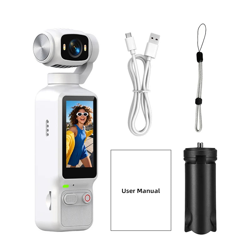 🎥 Danoz CamSmart | Ourlife 4K Action Camera | 180° Rotatable Lens | 1.97" Screen | 10MP | 1800mAh | Built-in Mic | CE & RoHS | YouTube & Vlog Ready | 5 Colours