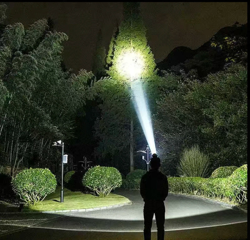 Danoz Lights - High Power 800W LED Headlight 500000000LM Super Bright Zoom Waterproof Headlamp Outdoor Camping Work Hunting Lantern