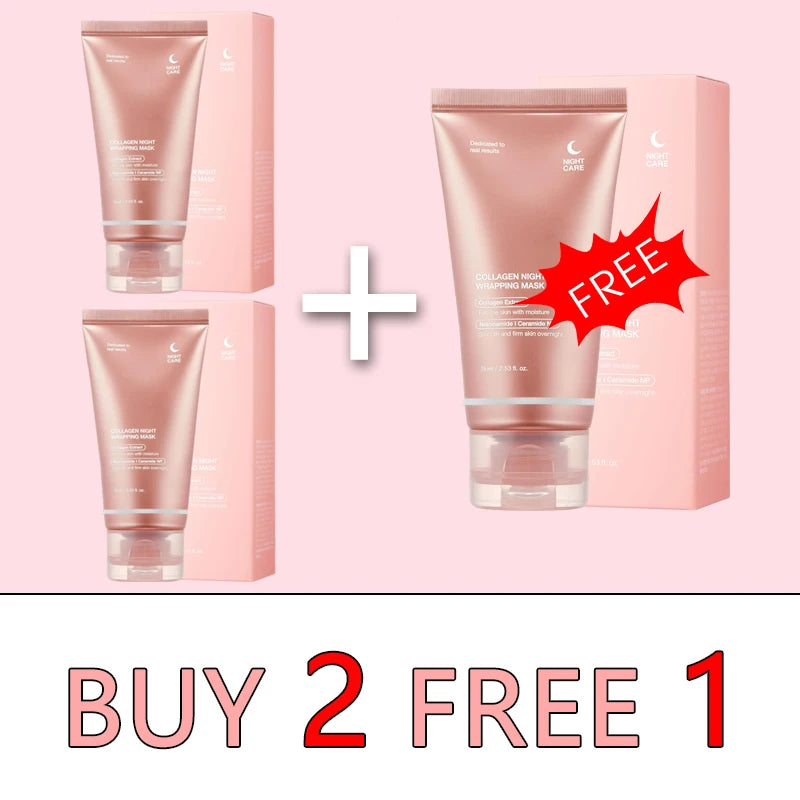 Danoz BeautySmart ✨ | PDRN Collagen Overnight Wrapping Face Mask | Caffeine Depuff | Glass Skin | Korean Skincare | 75ml | Free Postage!