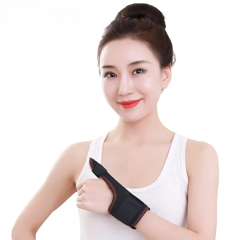 Danoz MassageSmart 🤲 | Heated Thumb & Finger Vibration Massager Brace | 3-Gear Heat | Red Light Therapy | Carpal Tunnel Relief | Free Postage!
