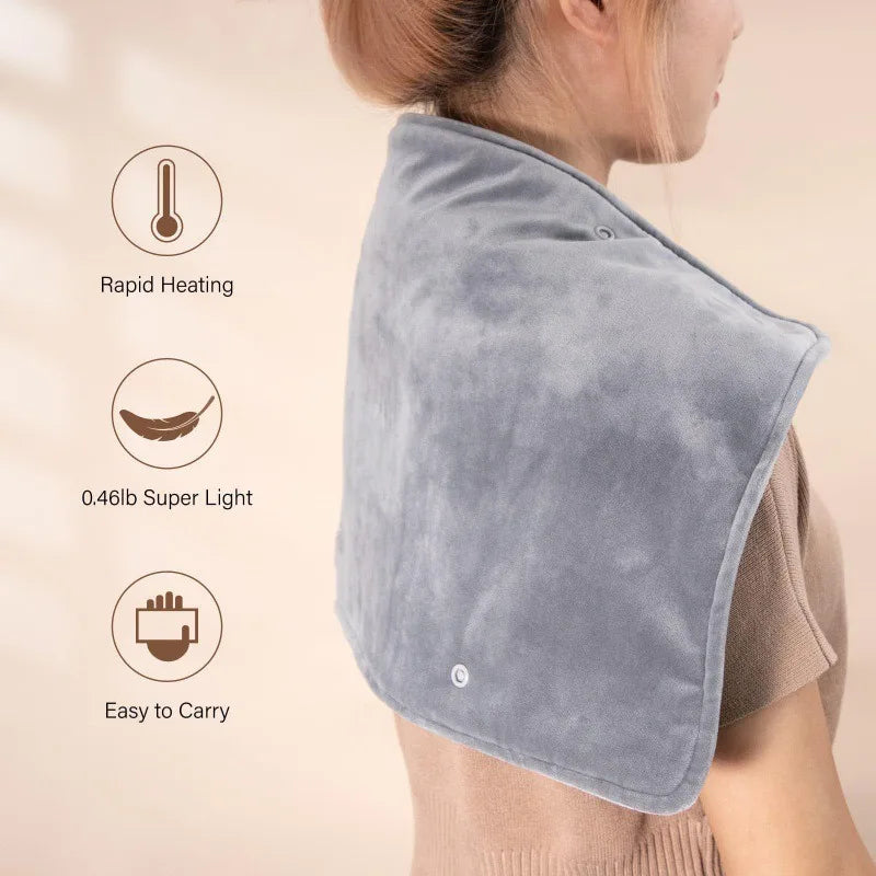 ❄️ Danoz WinterSmart | USB Thermostatic Heated Shawl & Blanket | Warm Hands, Legs & Body | Short Velvet Fabric | 15+ Hour Heat Retention | Office, Home & Winter Essential 🧣✨
