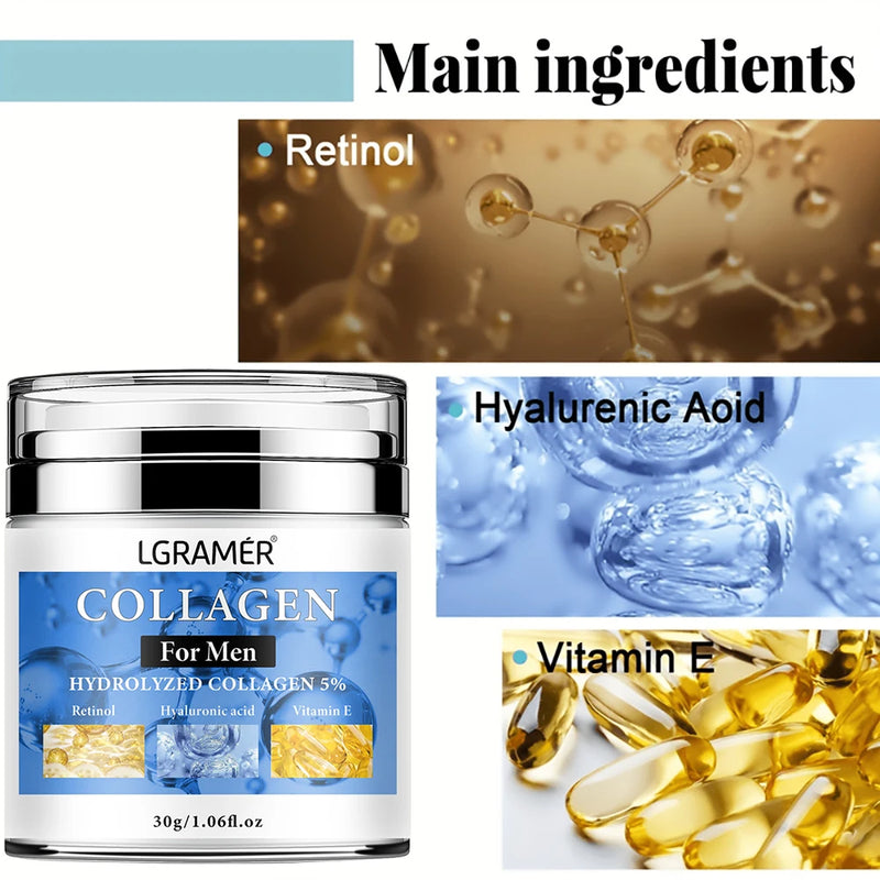 Danoz ManSkinCare - Anti-wrinkle Cream For Men Remove Face & Neck Wrinkles Firming Moisturizing Skin Retinol Face Cream Anti-aging Facial Treatment