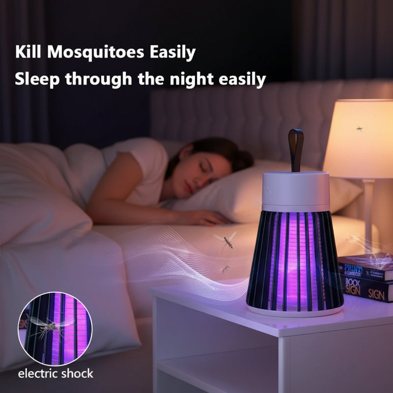 Zap away those buzzing nuisances with Danoz Electric USB Shock Mosquito Killer Lamp! - Buy 1 Get 1 Free!