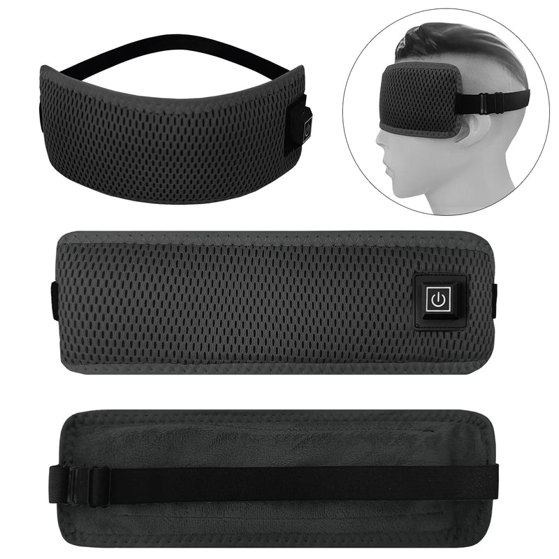 👁️ Danoz EyeSmart | Heated Eye Mask | 3-Level Heat & Vibration Massage | Hot Compress for Dry Eyes, Dark Circles & Better Sleep | USB Powered