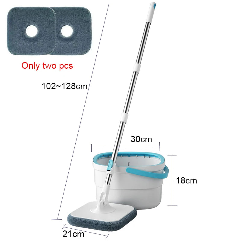 🧹 Danoz CleanSmart | SpinClean Self-Cleaning Mop & Bucket Set | 360° Spin | Hands-Free Wringing | Dirty water Separation | Telescopic Handle