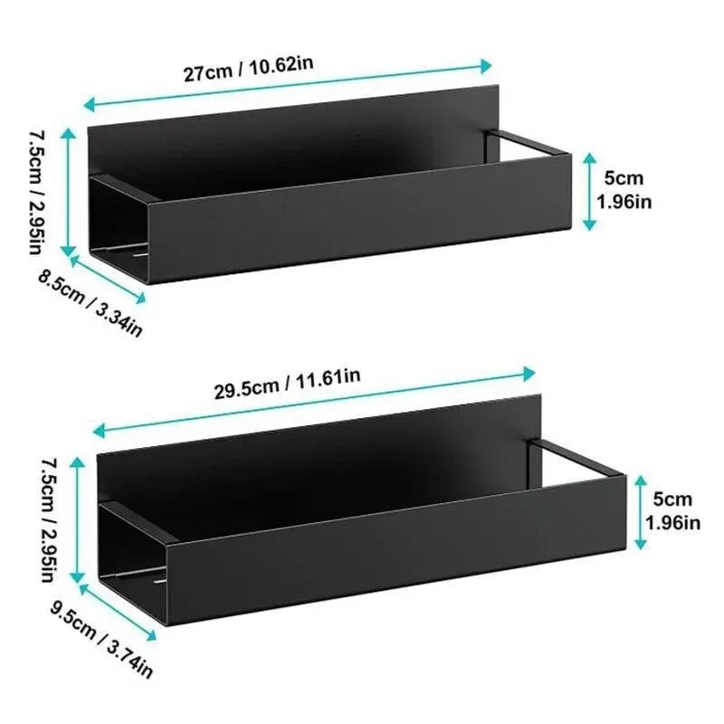 Danoz StoreSmart – Stick, Store & Organise! Magnetic Side Hanging Storage Shelf for Fridge, Washing Machine & Kitchen – Multifunctional, Space-Saving & Super Handy! 🧲✨