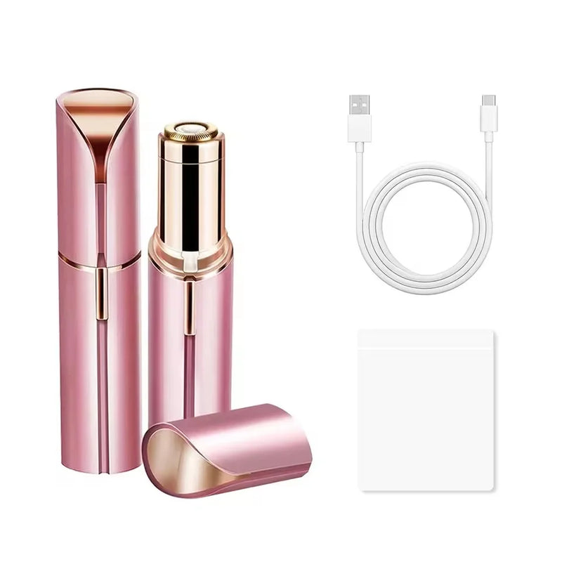 Danoz Beauty - Women's Hair Remover, Waterproof Shaver with LED Light, Suitable for Face, Bikini Area, Lips, Chin, and Upper Lip Fine Hair. USB
