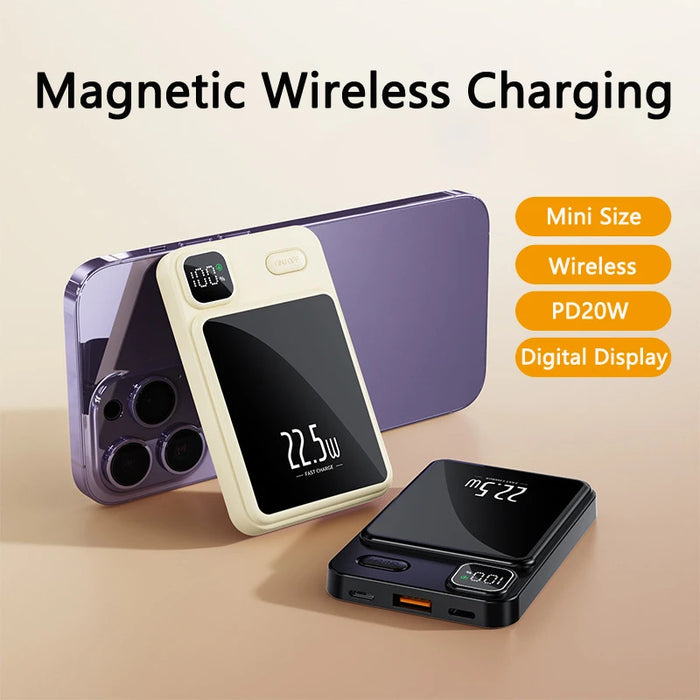 Introducing Danoz Direct Smart 20000mAh Wireless Charger Power Bank! With magnetic Qi technology and 22.5W fast charging