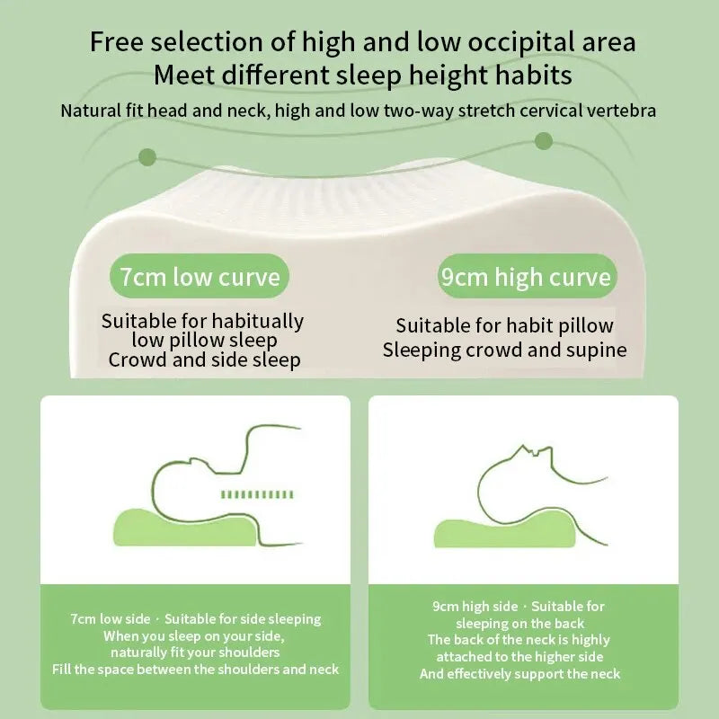 Experience ultimate comfort & support with Danoz Direct - Pure Latex Pillows - Relieve neck and back pain