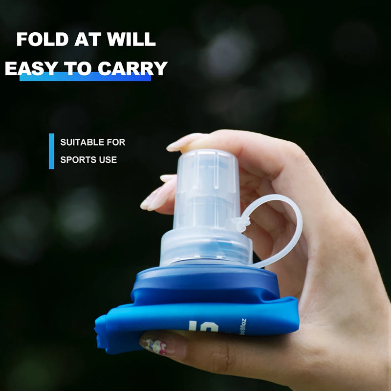Danoz WaterSmart - 150ml/250ml/500ml Outdoor Collapsible Silicone Bite Size Water Bottle Running Camping - Buy 1 Get 1 Free!