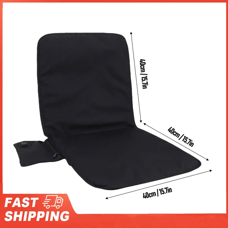 Danoz HeatingSmart HotSeat Heated Seat Cushion 🔥🪑 | Stay Toasty Wherever You Sit — Indoors or Out! | 3 Heat Settings | USB Powered | Waterproof | Seat & Back Warmth