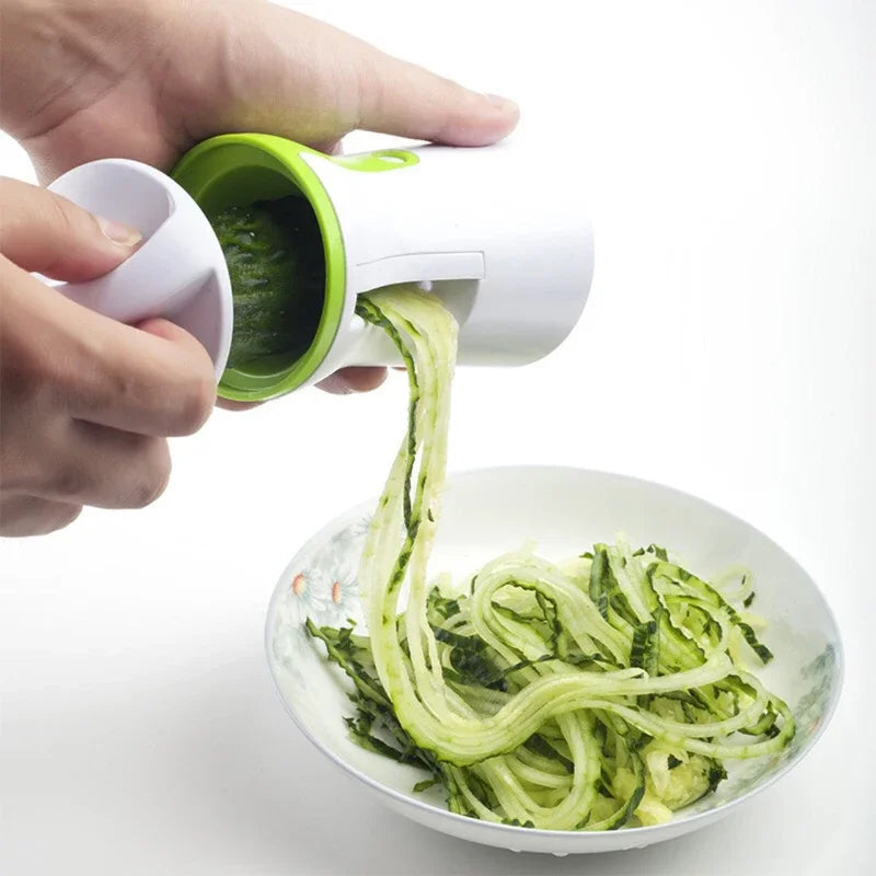Danoz Kitchen - LMETJMA Heavy Duty Spiralizer Vegetable Slicer Vegetable Spiral Slicer Cutter Zucchini Pasta Noodle Spaghetti Maker KC0335 - Buy 1 Get 1 Free!