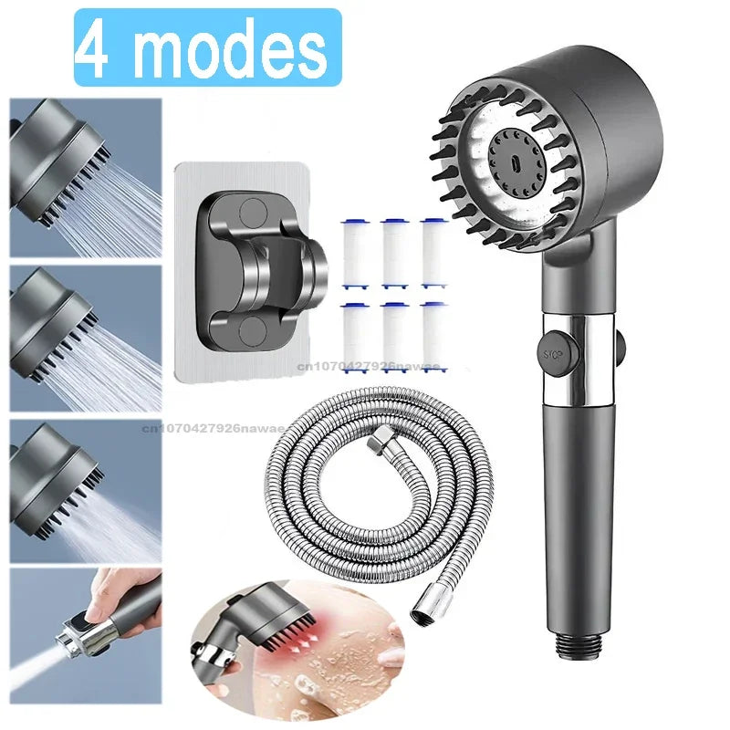 Danoz ShowerPower - This advanced filtered shower head delivers powerful, consistent pressure while a built-in filter removes impurities and hard water minerals for a cleaner, healthier spray