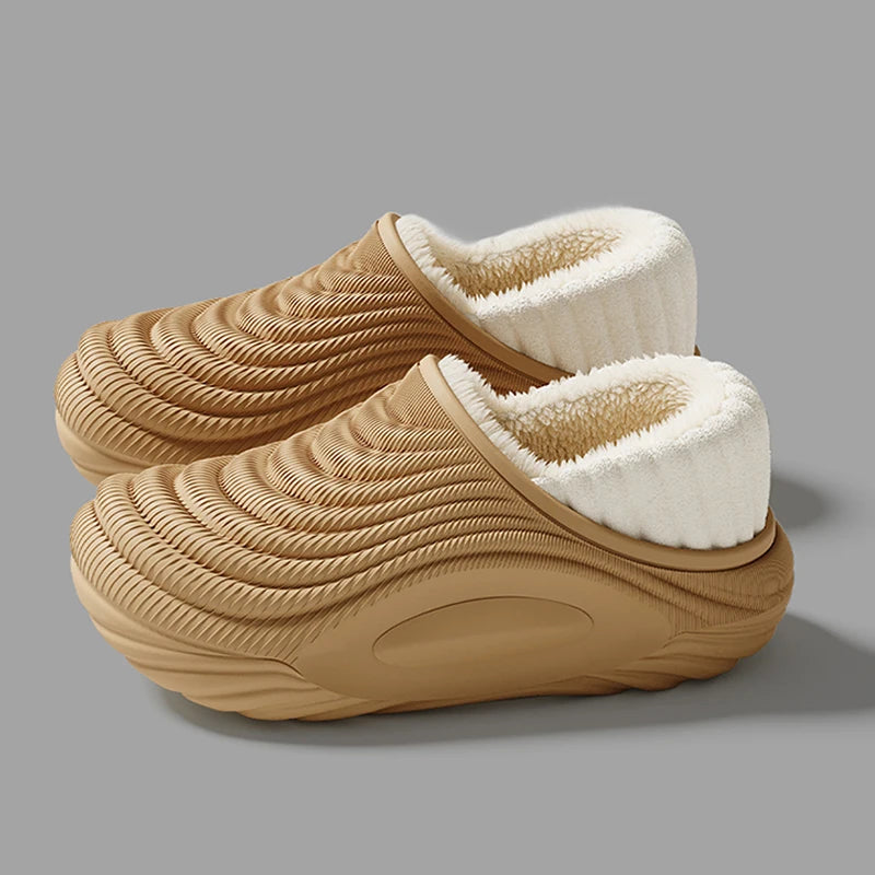 Danoz WinterSmart ❄️ | Warm Plush Waterproof EVA Indoor Slippers | Thick Non-Slip Sole | Unisex | 3 Colours | Sizes 36–45 | Free Postage!