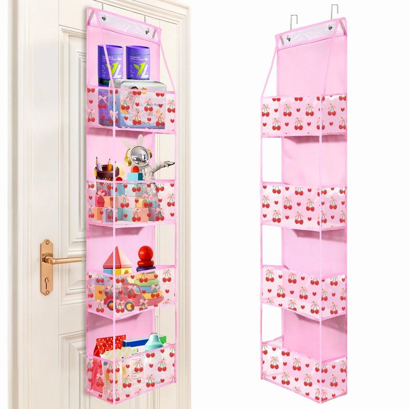 Danoz Storage - 4 layer Over The Door Hanging Organizer Cosmetics Wall Hanging Storage Organizerfor Nursery Bathroom Closet Bedroom Dorm - Buy 1 Get 1 more!